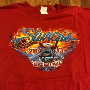 STURGIS 2013 Black Hills Rally T Shirt Size L
